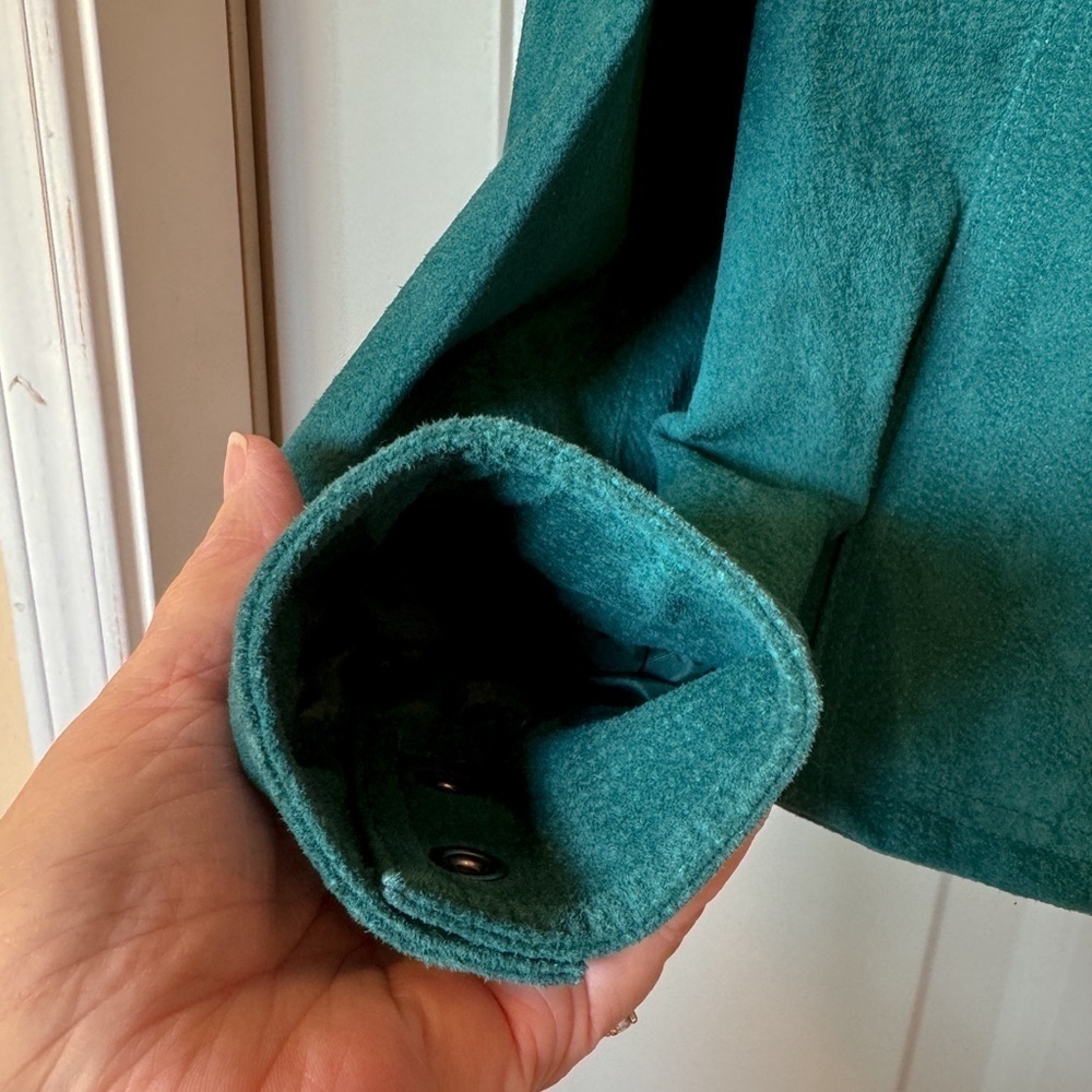 Genuine Suede Emerald Green Jacket | Women's Small | Western Ranch | NWOT - Picture 5 of 11